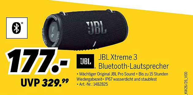 JBL Xtreme 3 Bluetooth-Lautsprecher