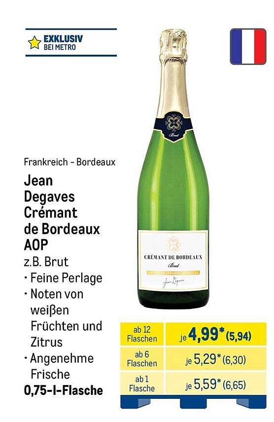 Jean Degaves Crémant de Bordeaux AOP