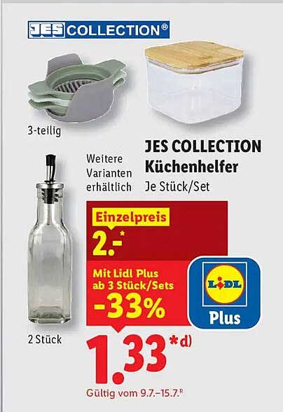 JES COLLECTION Küchenhelfer