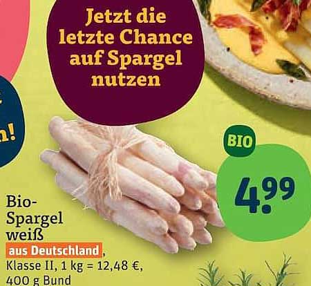 Jetzt die letzte Chance auf Spargel nutzen