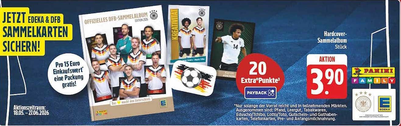 JETZT EDEKA & DFB SAMMELKARTEN SICHERN!
