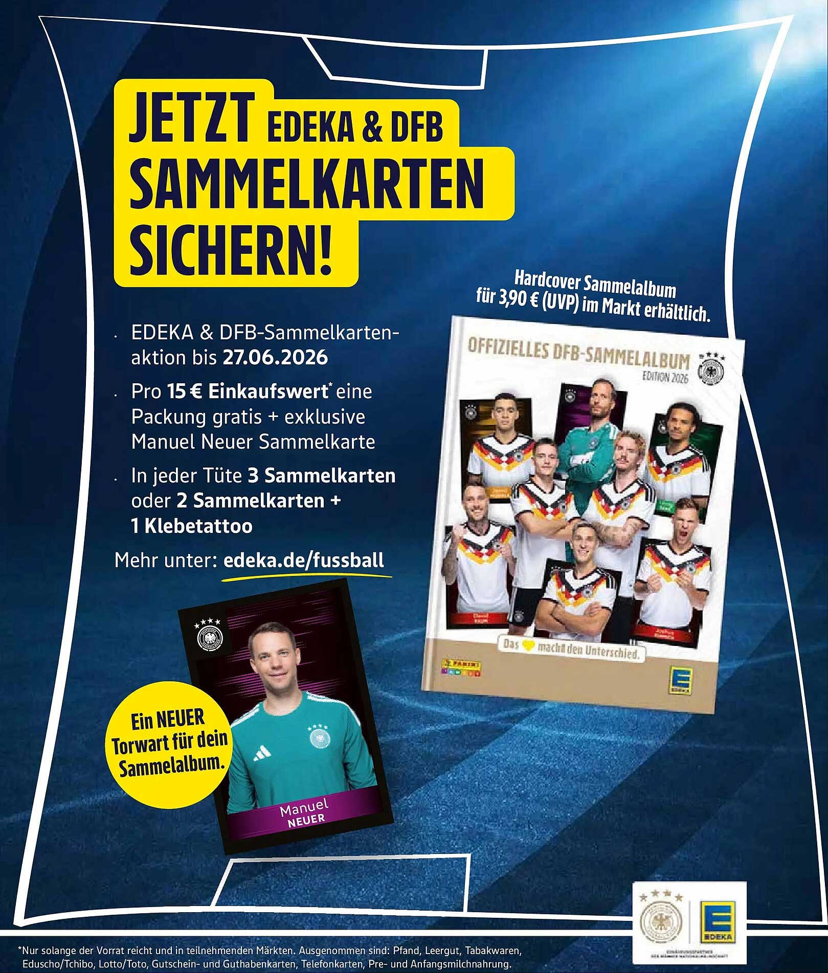 JETZT EDEKA & DFB SAMMELKARTEN SICHERN!