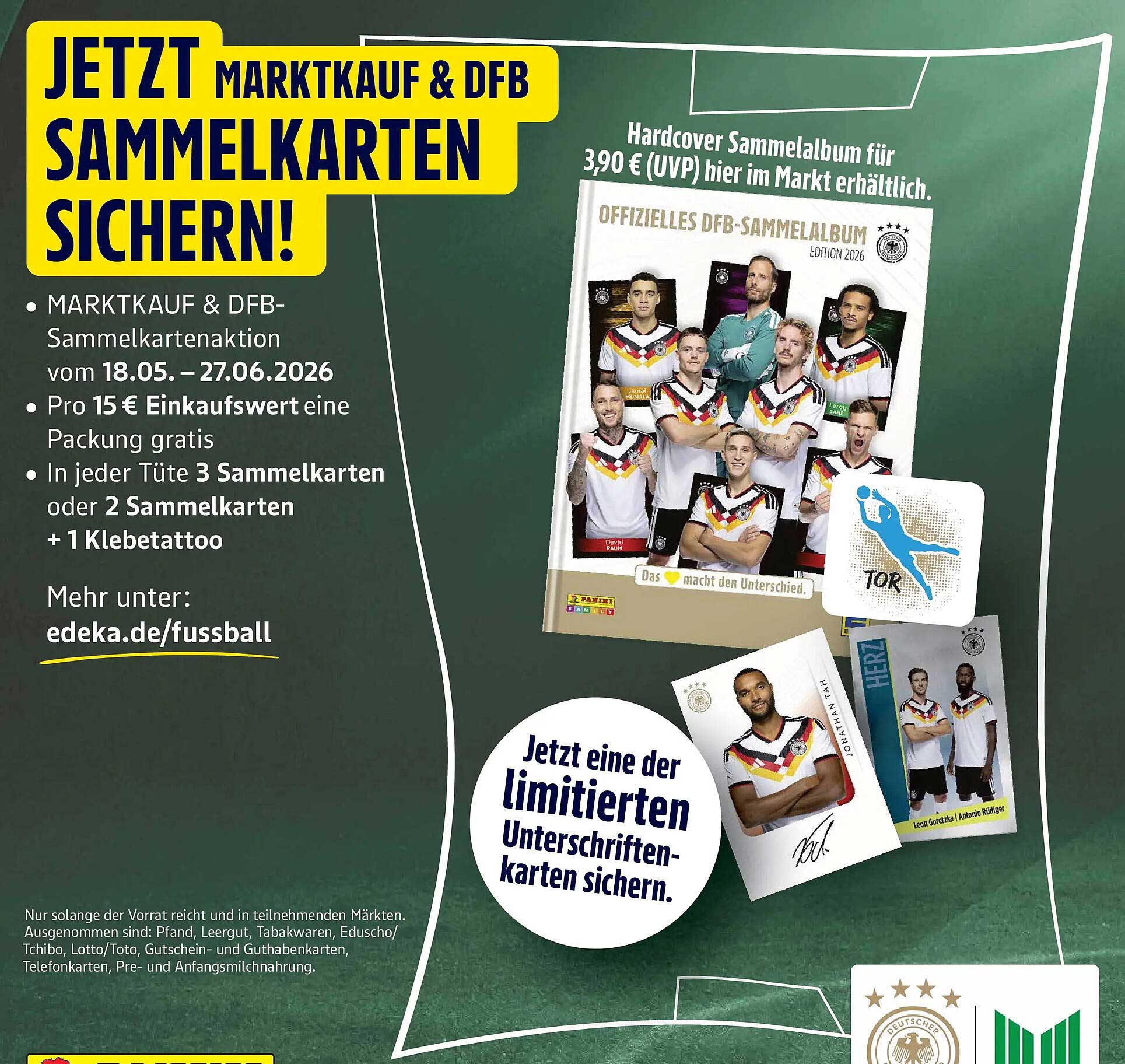 JETZT MARKTKAUF & DFB SAMMELKARTEN SICHERN!