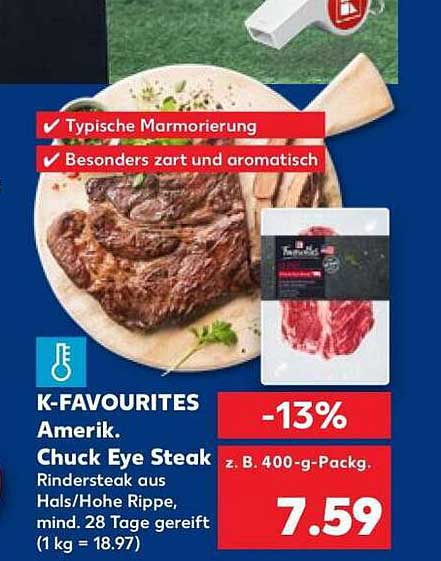 K-FAVOURITES Amerik. Chuck Eye Steak