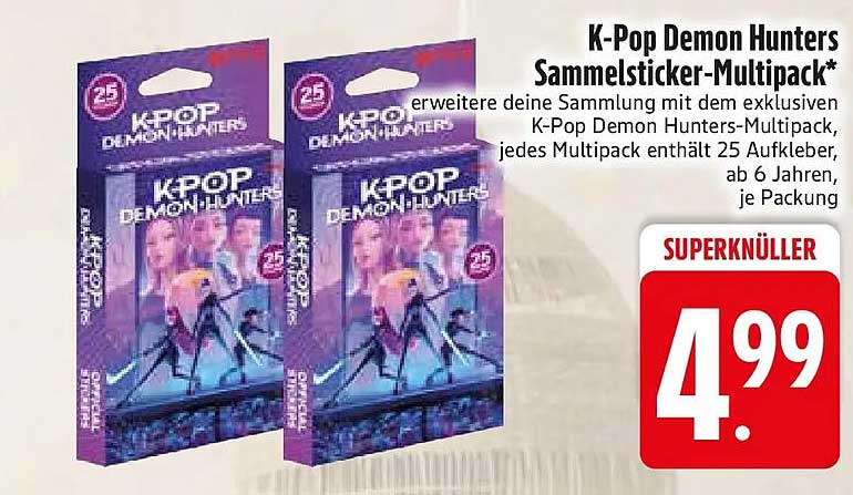 K-Pop Demon Hunters Sammelsticker-Multipack*