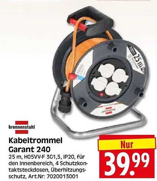 Kabeltrommel Garant 240