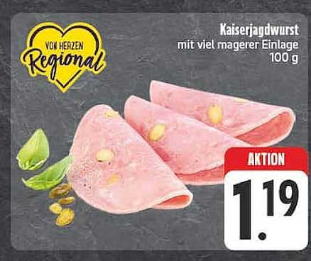 Kaiserjagdwurst mit viel magerer Einlage 100 g