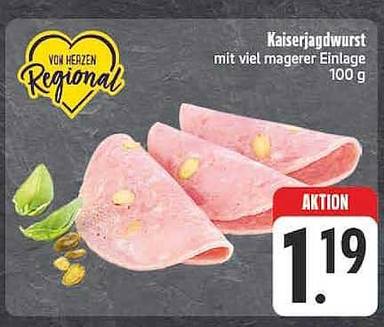 Kaiserjagdwurst mit viel magerer Einlage 100 g