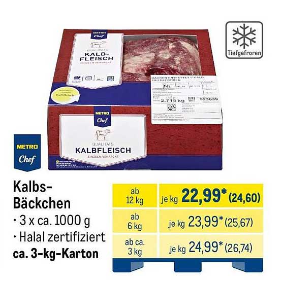 Kalbs-Bäckchen
