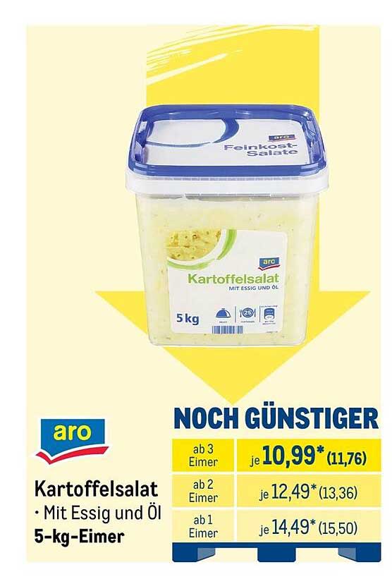 Kartoffelsalat · Mit Essig und Öl · 5-kg-Eimer