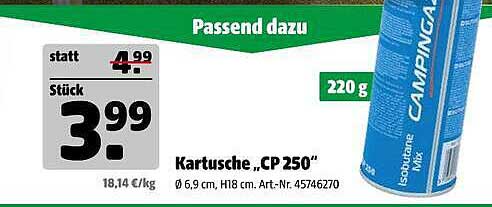 Kartusche „CP 250“