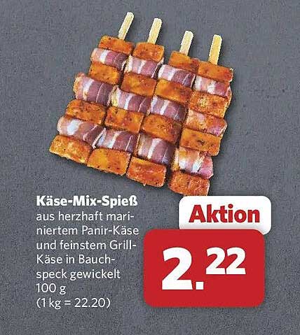 Käse-Mix-Spieß