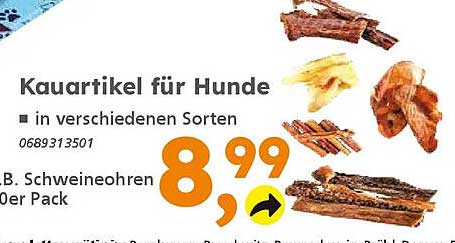 Kauartikel für Hunde