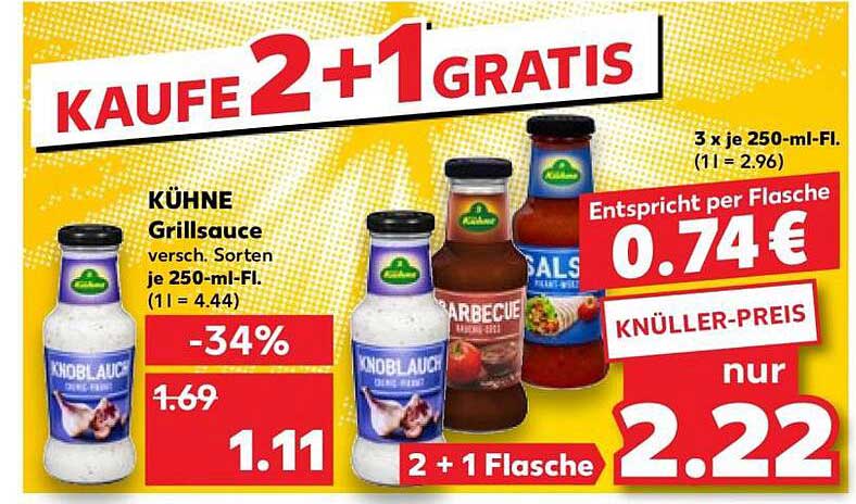 KAUFE 2+1 GRATIS