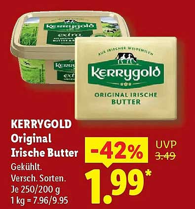 KERRYGOLD Original Irische Butter