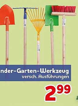 Kinder-Garten-Werkzeug versch. Ausführungen