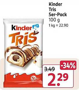 Kinder Tris 5er-Pack 100 g
