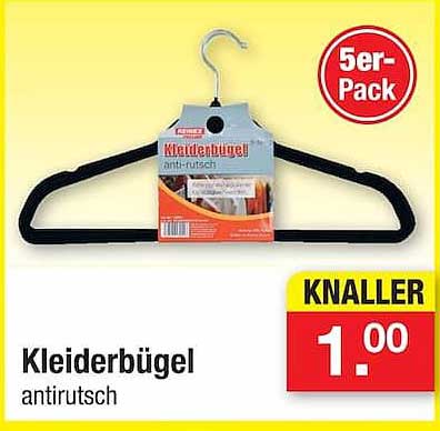 Kleiderbügel antirutsch