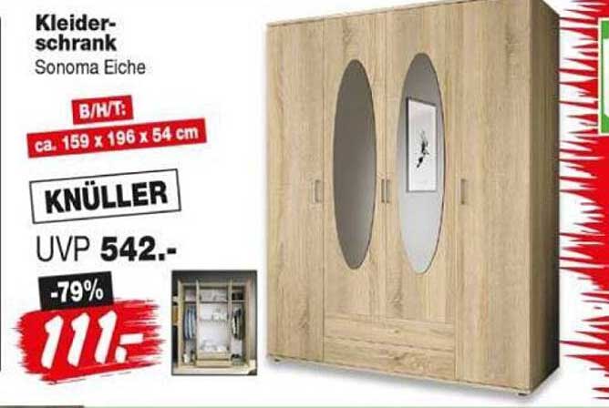 Kleiderschrank Sonoma Eiche