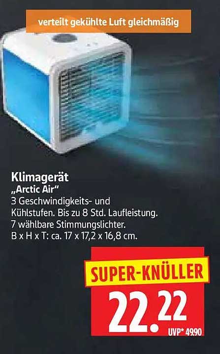 Klimagerät „Arctic Air“