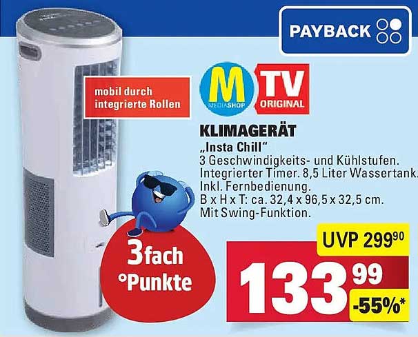 KLIMAGERÄT „Insta Chill“