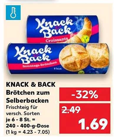 KNACK & BACK Brötchen zum Selberbacken