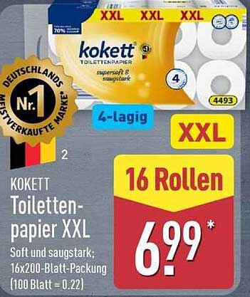 KOKETT Toilettenpapier XXL