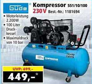 Kompressor 551/10/100 230V