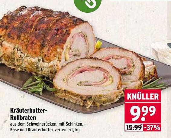 Kräuterbutter-Rollbraten