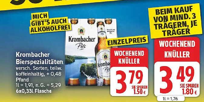 Krombacher Bierspezialitäten