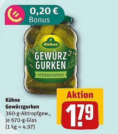 Kühne Gewürzgurken