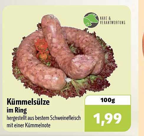 Kümmelsülze im Ring