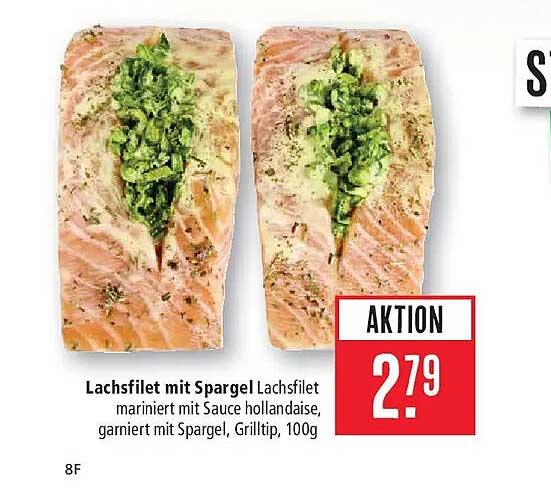 Lachsfilet mit Spargel