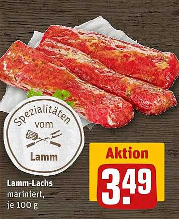 Lamm-Lachs mariniert, je 100 g