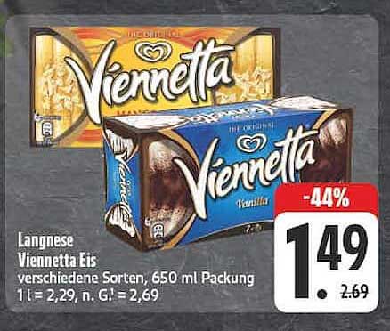 Langnese Viennetta Eis verschiedene Sorten, 650 ml Packung