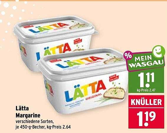 Lätta Margarine