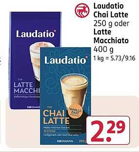 Laudatio Chai Latte 250 g oder Latte Macchiato 400 g