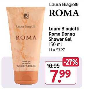 Laura Biagiotti Roma Donna Shower Gel 150 ml