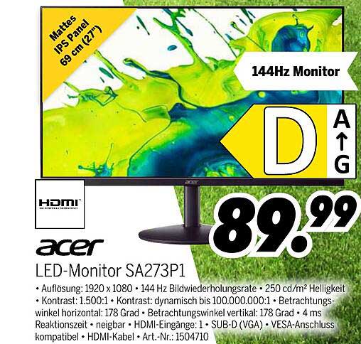 LED-Monitor SA273P1