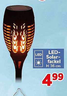 LED-Solar-fackel H 36 cm