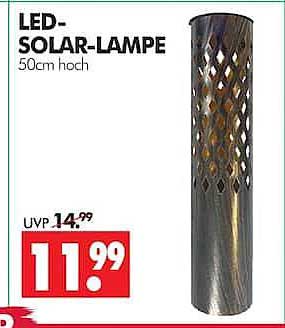 LED-SOLAR-LAMPE 50cm hoch