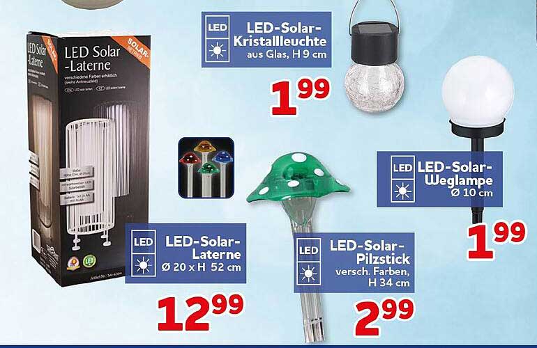 LED-Solar-Laterne