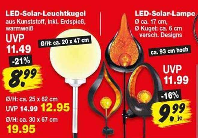 LED-Solar-Leuchtkugel