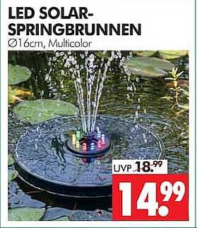 LED SOLAR-SPRINGBRUNNEN