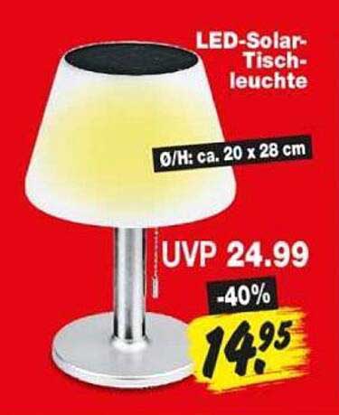 LED-Solar-Tischleuchte