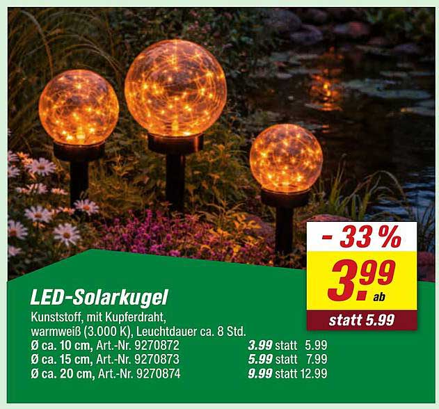 LED-Solarkugel