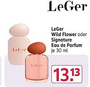 LeGer Wild Flower oder Signature Eau de Parfum je 30 ml