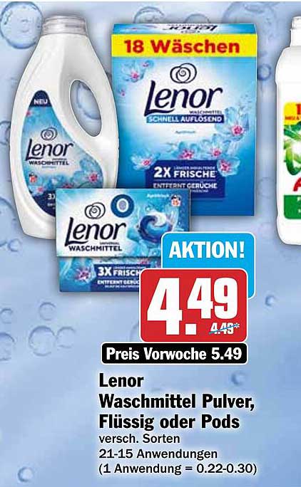 Lenor Waschmittel Pulver, Flüssig oder Pods
