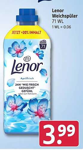 Lenor Weichspüler 71 WL