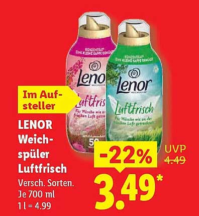LENOR Weichspüler Luftfrisch